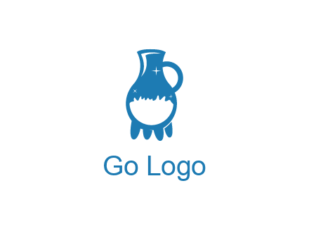 jug half-filled with a beverage icon