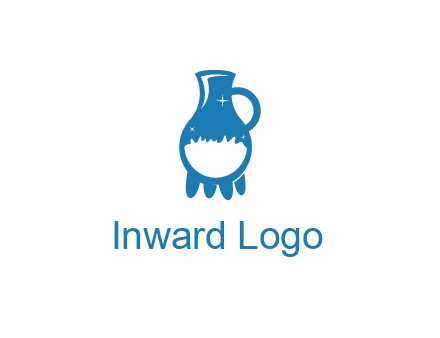 jug half-filled with a beverage icon