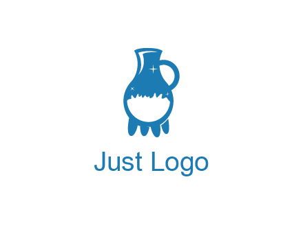 jug half-filled with a beverage icon