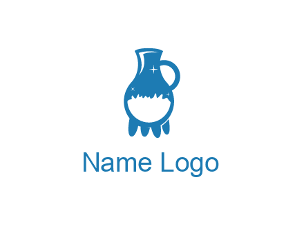 jug half-filled with a beverage icon