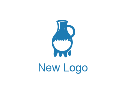 jug half-filled with a beverage icon