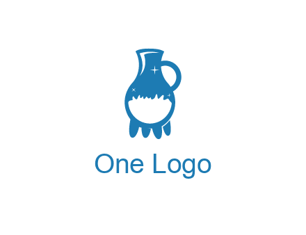 jug half-filled with a beverage icon