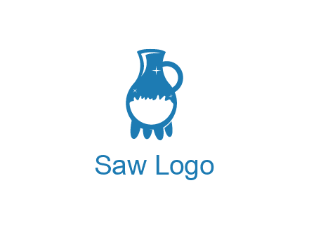 jug half-filled with a beverage icon