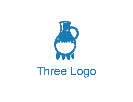 jug half-filled with a beverage icon