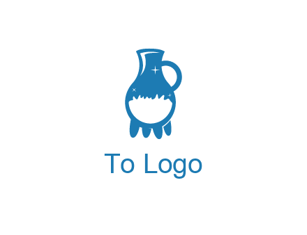 jug half-filled with a beverage icon