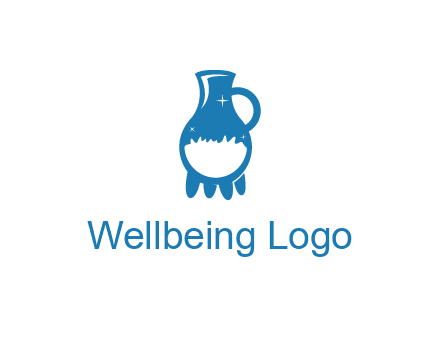 jug half-filled with a beverage icon