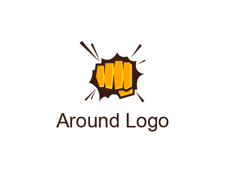 fist bump logo