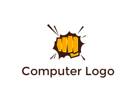 fist bump logo