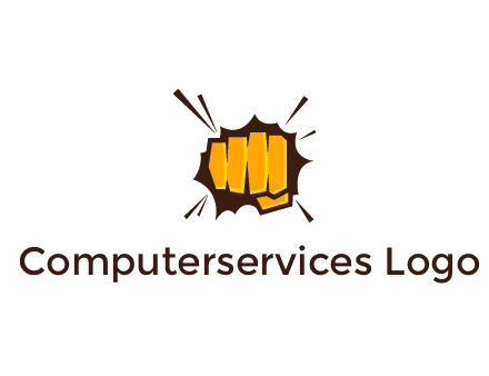 fist bump logo