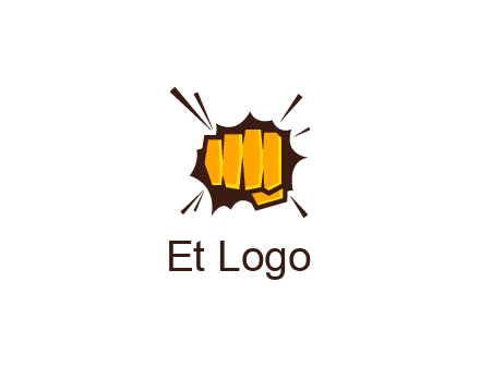 fist bump logo