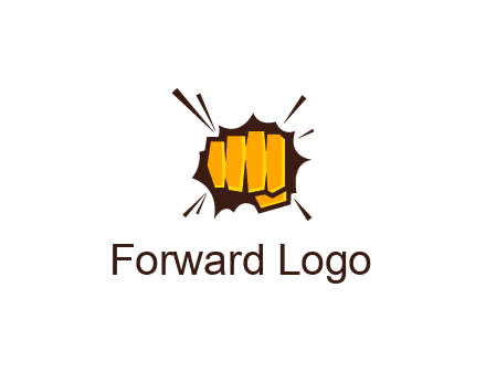 fist bump logo