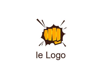 fist bump logo