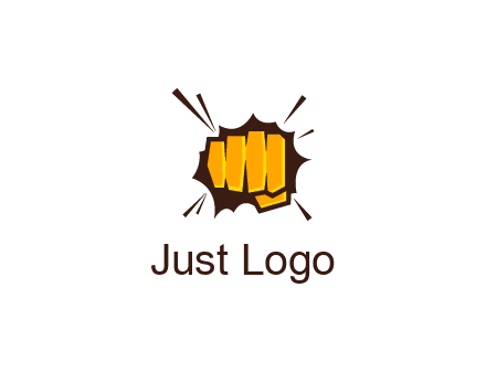 fist bump logo