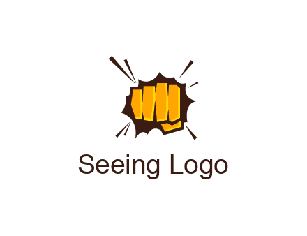 fist bump logo