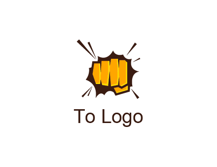 fist bump logo