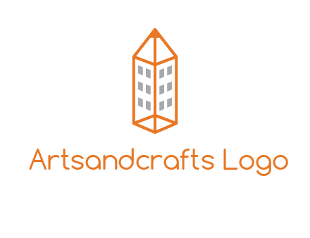building incorporated with pencil logo