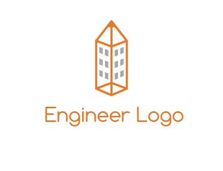 building incorporated with pencil logo
