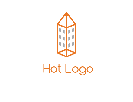 building incorporated with pencil logo
