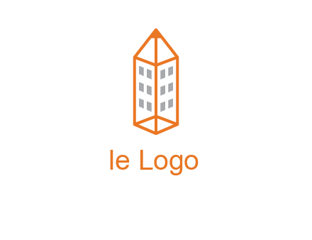 building incorporated with pencil logo