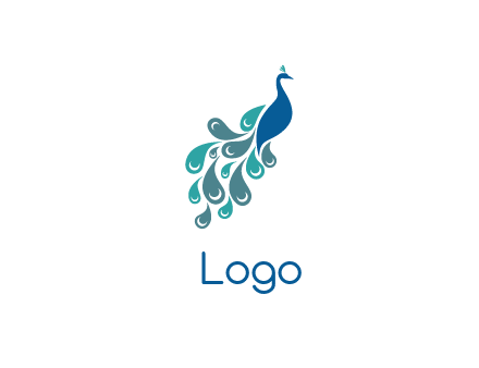 Indian peacock logo
