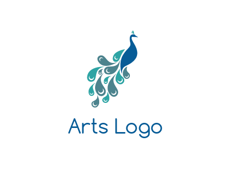 Indian peacock logo