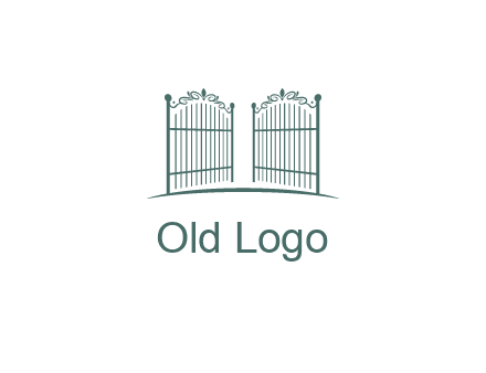 open metal gates for fencing logos