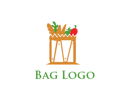 shopping bag logo for grocery stores