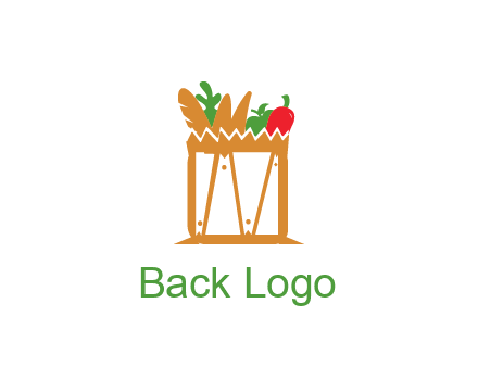 shopping bag logo for grocery stores