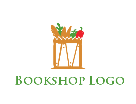 shopping bag logo for grocery stores
