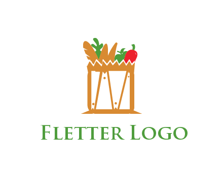 shopping bag logo for grocery stores
