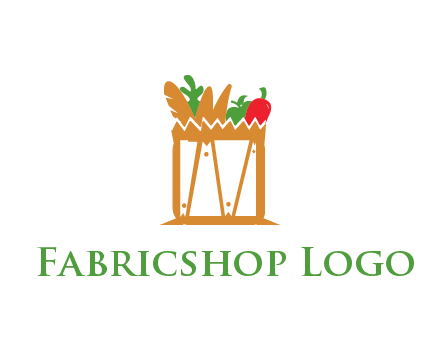 shopping bag logo for grocery stores