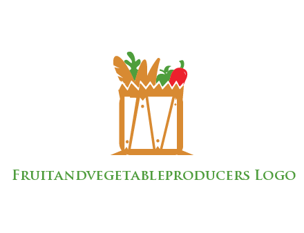 shopping bag logo for grocery stores