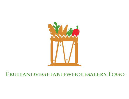 shopping bag logo for grocery stores
