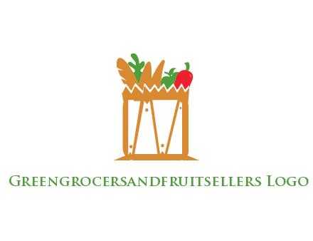 shopping bag logo for grocery stores