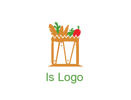 shopping bag logo for grocery stores