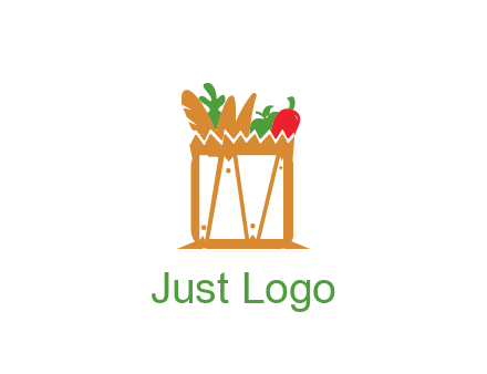 shopping bag logo for grocery stores