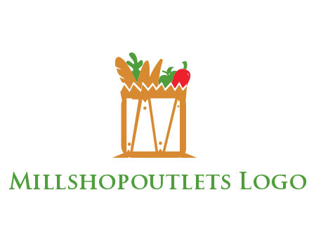 shopping bag logo for grocery stores