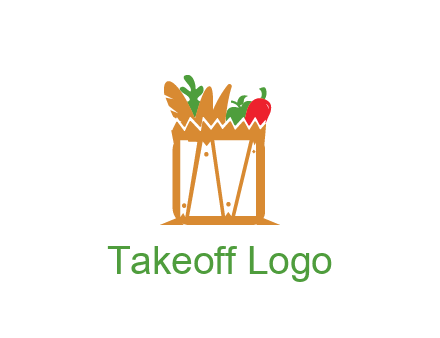 shopping bag logo for grocery stores