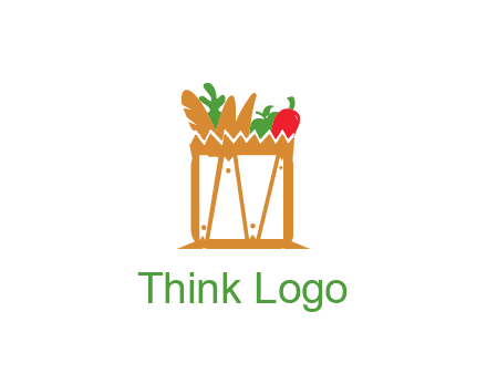 shopping bag logo for grocery stores