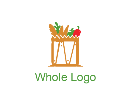 shopping bag logo for grocery stores