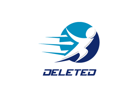 running figure in exercise logo