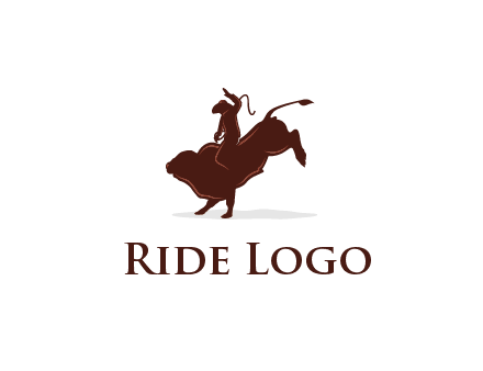 bull rider logo