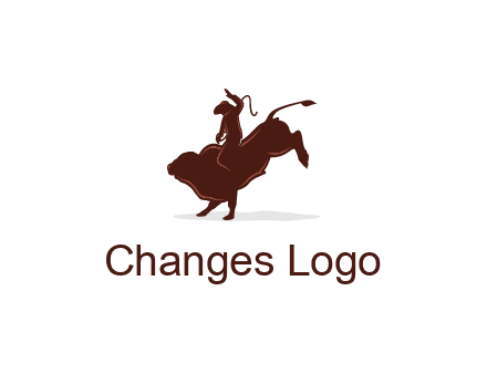 bull rider logo