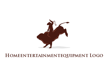 bull rider logo