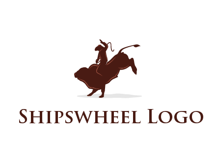 bull rider logo