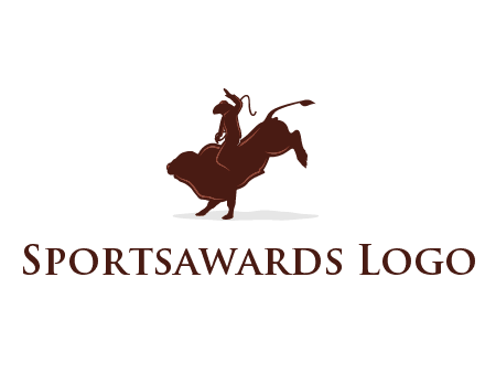 bull rider logo