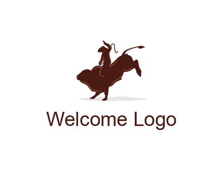 bull rider logo