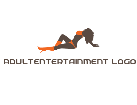 stripper in bikini and boots vector