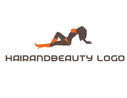 stripper in bikini and boots vector