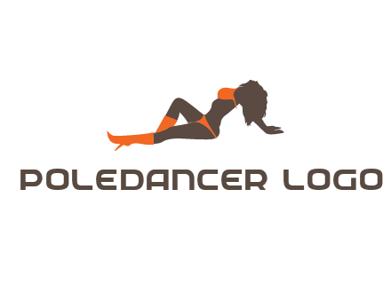 stripper in bikini and boots vector